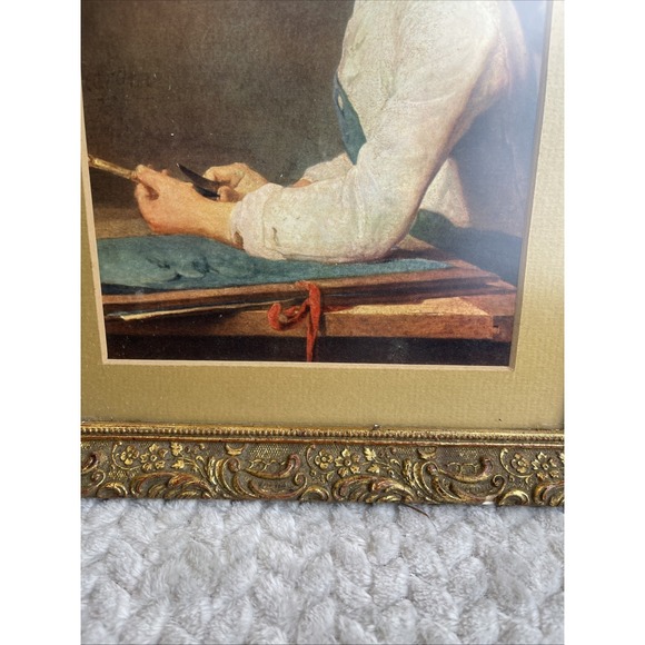 Vintage 10x12 wood Gold Gilded Ornate Wall Art Frame Baroque Rococo Gilt - Picture 6 of 8